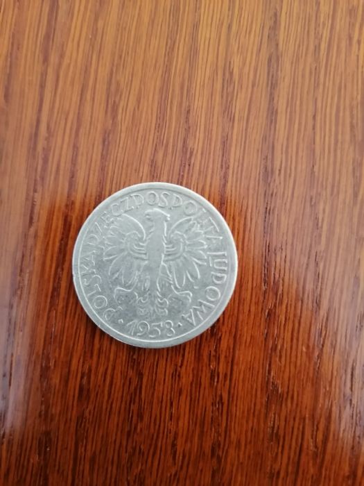Moneta 2zł 1958 bez znaku mennicy