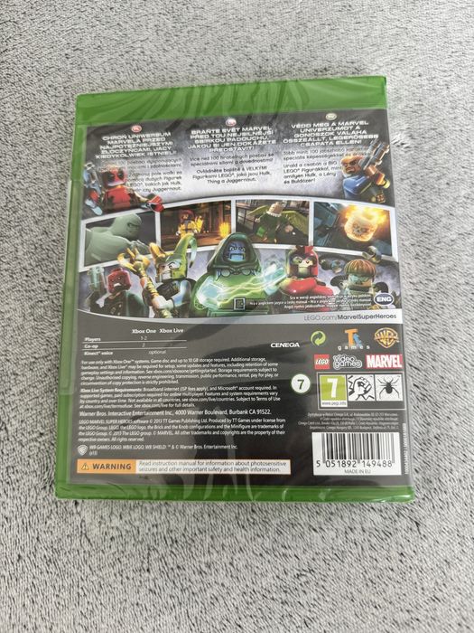 LEGO Marvel Super Heroes XBOX One Series X Gra Nowa Folia