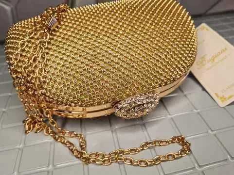 Wieczorowa Piękna torebka wizytowa do ręki lub na ramię kopertówka