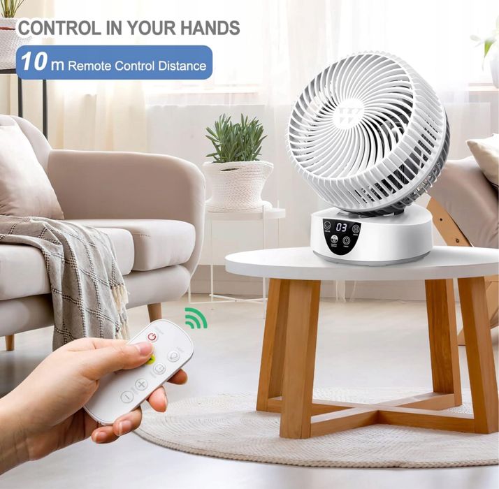 Wentylator stołowy COLLEN C0001F biały