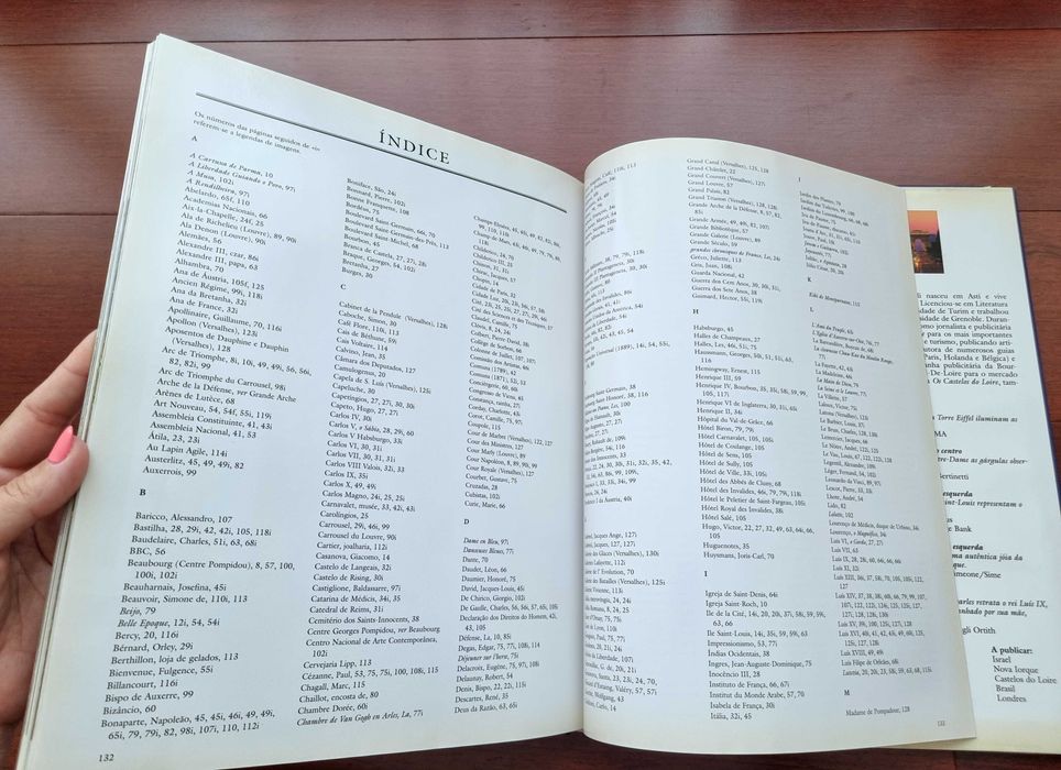 Livro "Paris - Os Lugares e a História" de Milena Ercole Pozzoli