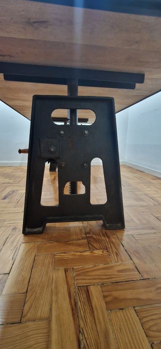 Mesa de jantar/escritório industrial