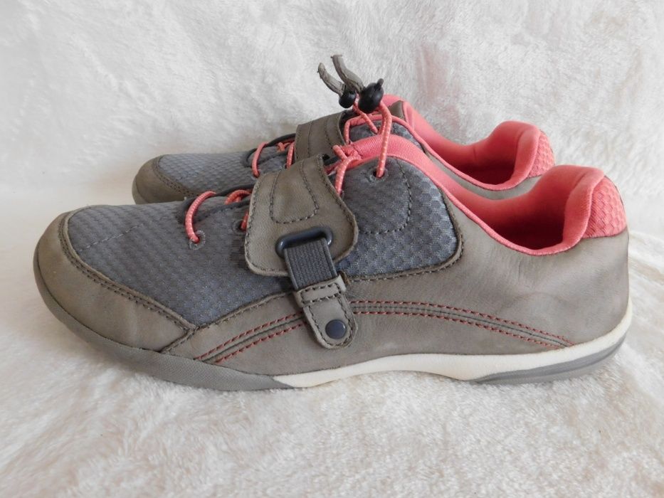 Мокасины спортивные Clarks женские. Размер 39,5, стелька 25 см
