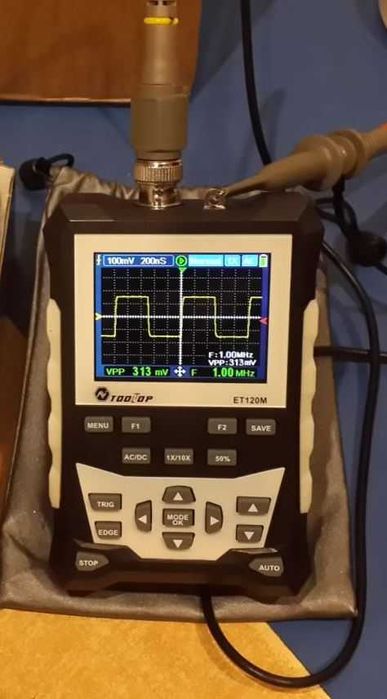 TOOLTOP ET120M 120 МГц цифровой осциллограф.