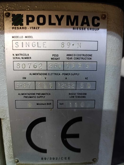 Okleiniarka stołowa Polymac single 89N