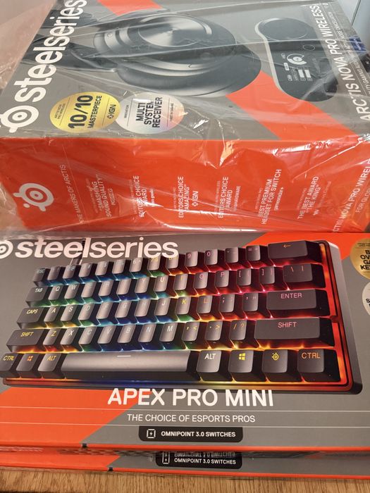Клавіатура SteelSeries Apex Pro Mini Gen 3 HyperMagnetic OmniPoint 3.0