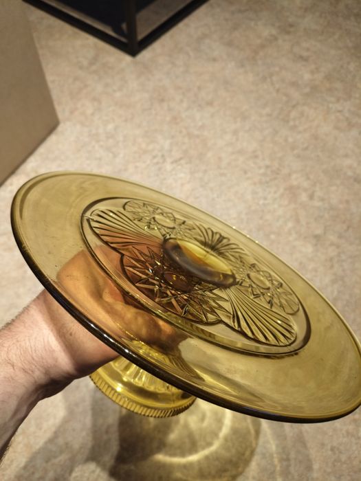 Stara patera miodowa Ząbkowice 29 cm