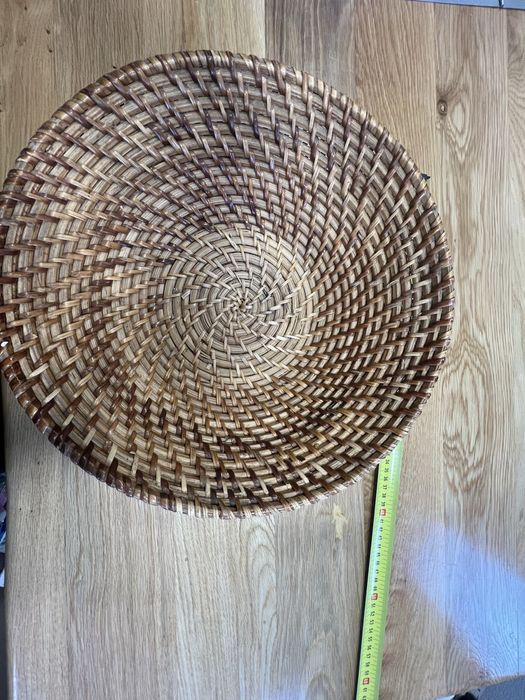 Wiklinowa miska uzywana patera