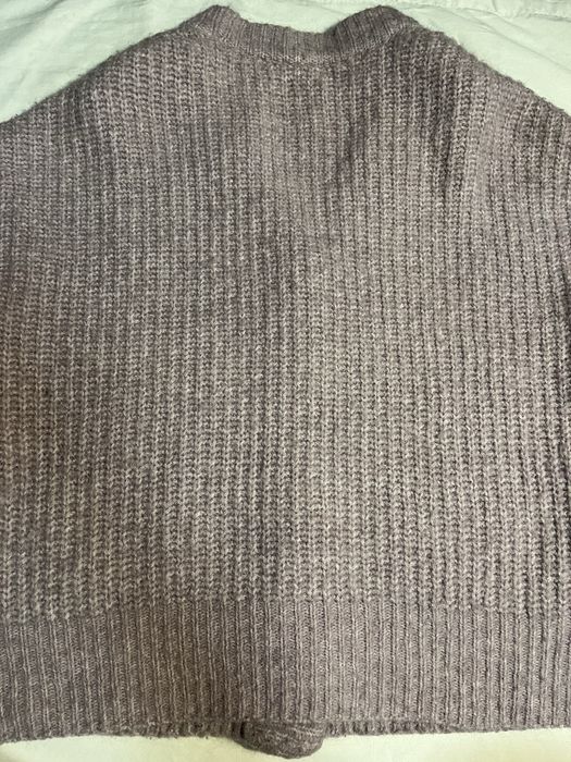 Gruby sweter na guziki Zara S