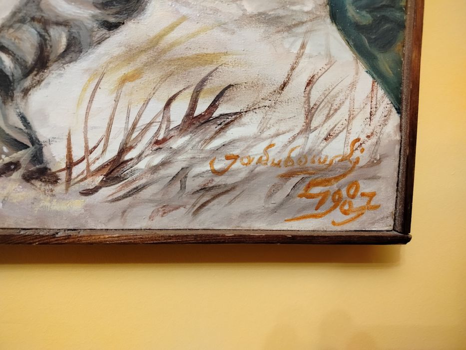 Cud nad Wisłą ogromny obraz Batalistyka