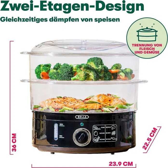 Dwupoziomowy parowar