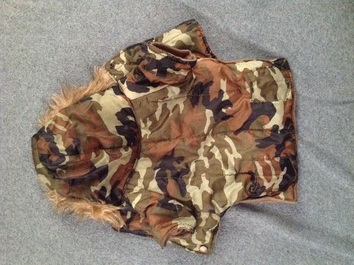 Одежда для маленькой собаки куртка на флисе, синтепоне