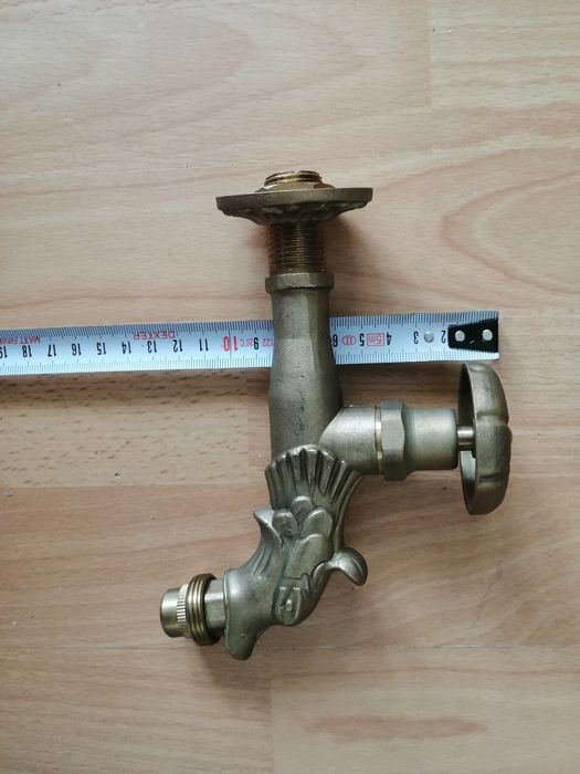 Kran zawór mosiężny ozdobny ogrodowy Smok