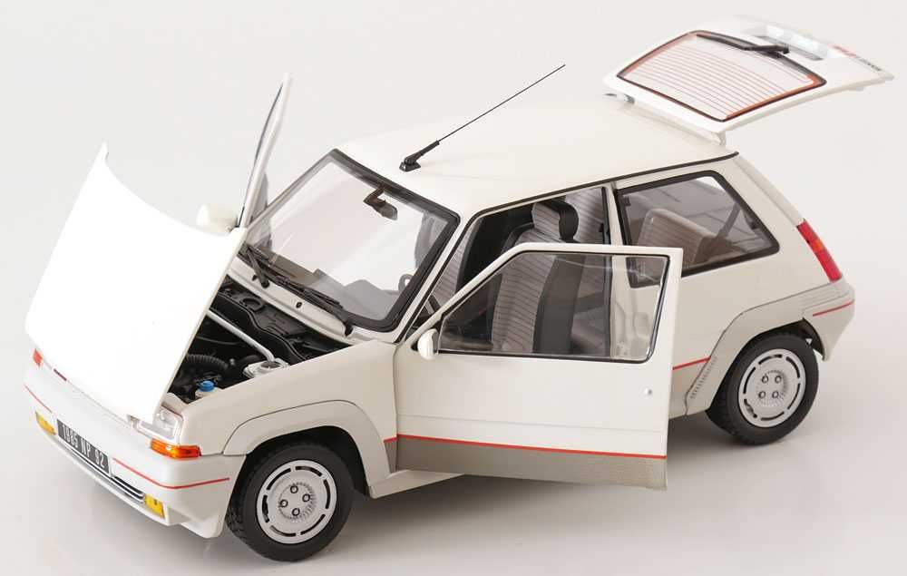 Renault Super 5 GT Turbo Phase I 1985 (white pearl) - Norev 1/18