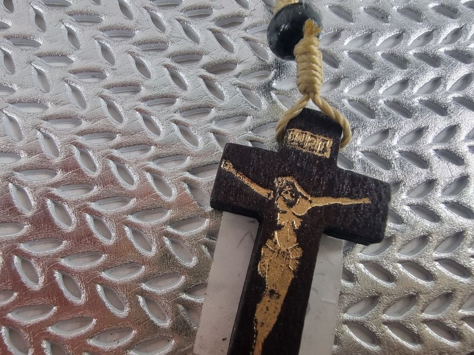 Różaniec drewniany czarny z drewna różańce drewniane czarne