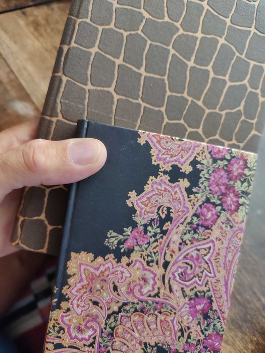 Цена за Два Новых Стильных Блокнота 21х15 и 15х11 см