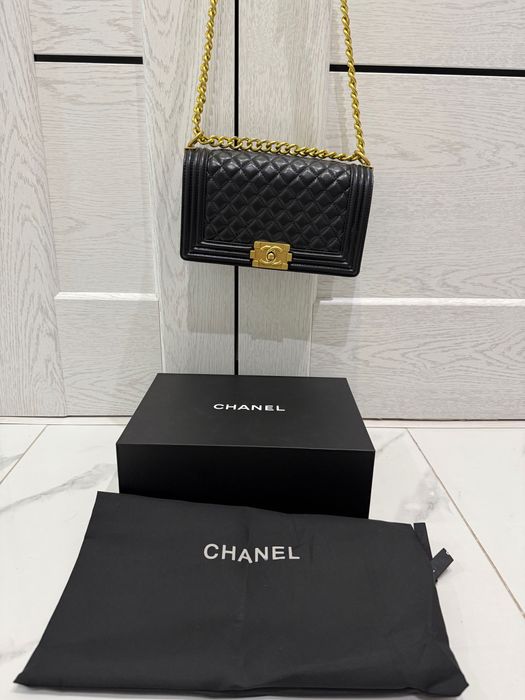 Сумка кожаная в стиле Chanel