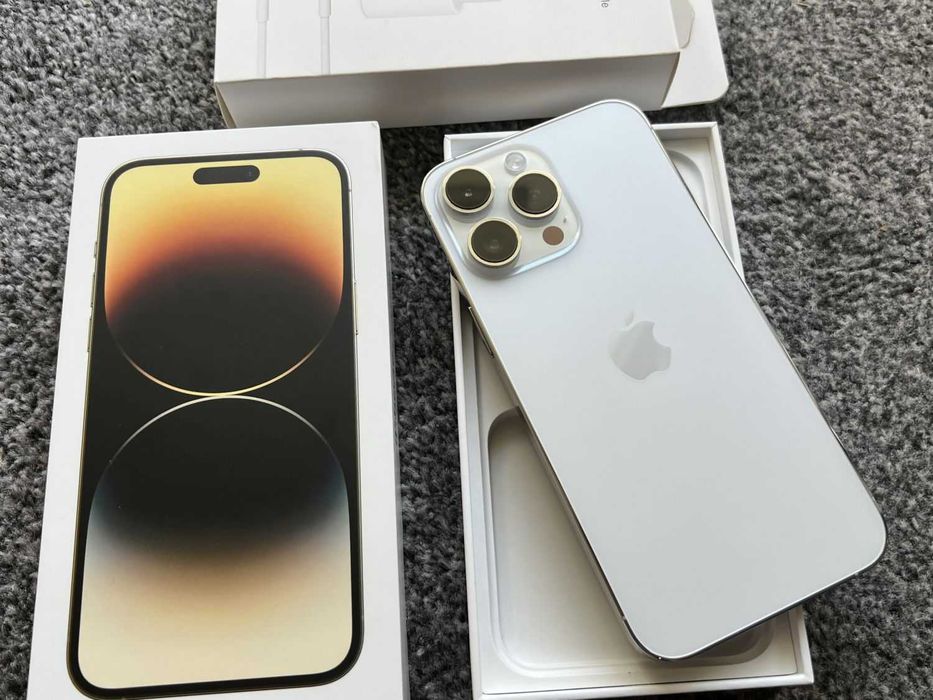 iPhone 14 Pro Max 512GB SILVER Biały Srebrny White Bat100% GW Bez Rys