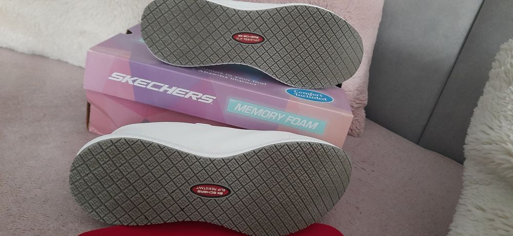 Buty Skechers Work Squad białe 41
