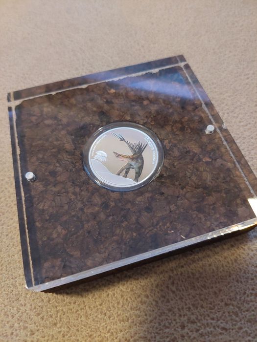 Moedabem prata proof INCM, Dinossauros.