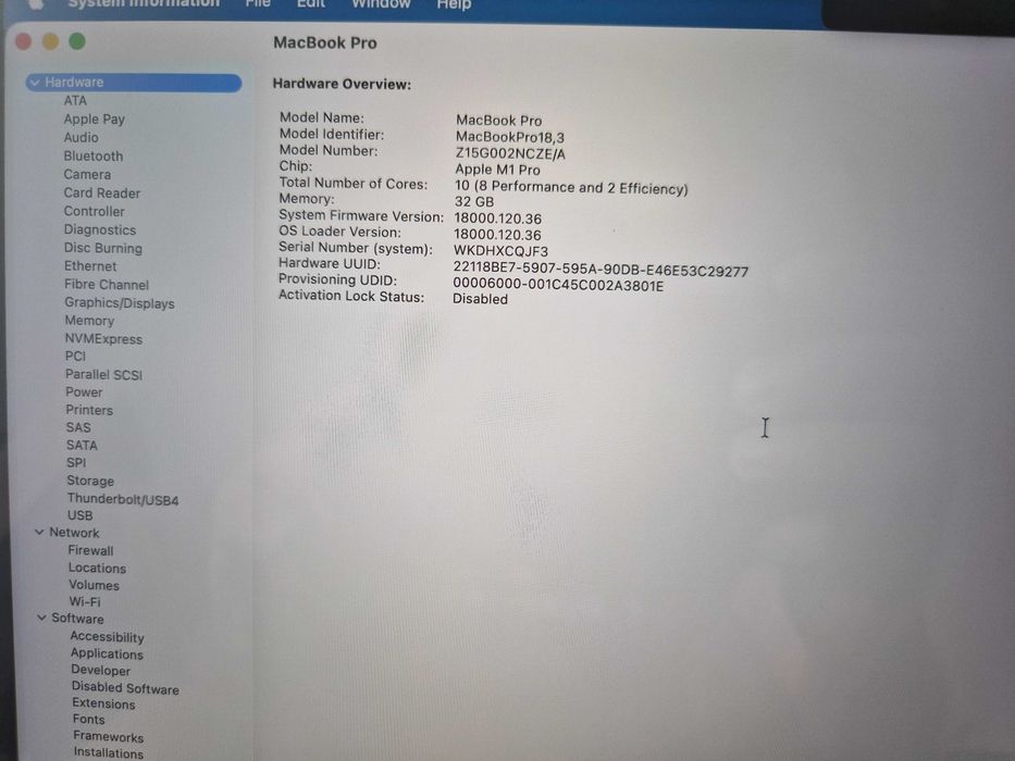 MacBook Pro 14" M1 Pro | 32GB RAM | 512GB SSD | Excelente Estado