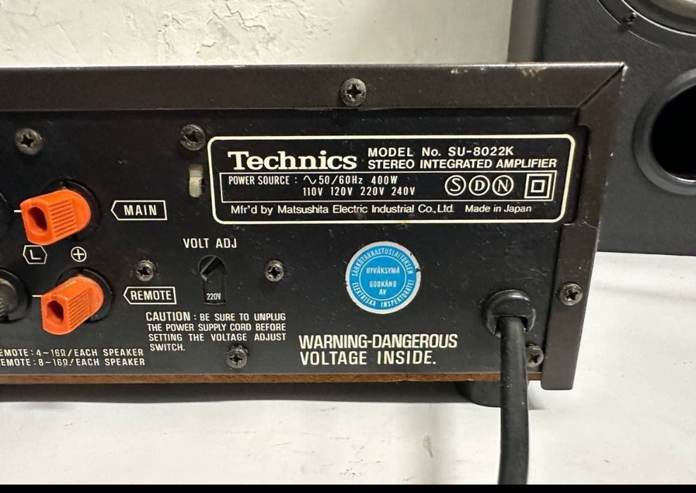 Wzmacniacz stereo Technics SU-8022 K