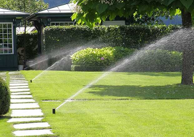 Trawniki. Nawadnianie. Ogrody. Kostka