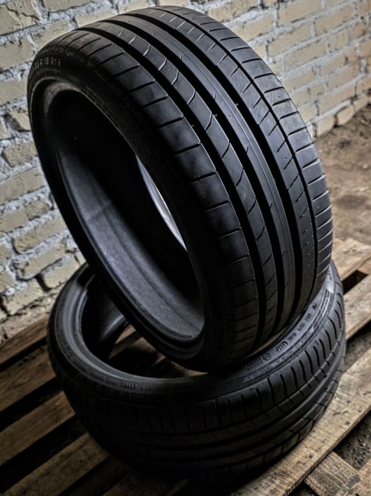 Пара 235/35r19 Continental | 2024 | 7mm | Made in Czech Republic | Преміум шини | Як нові, ідеальний стан, без пошкоджень, без ремонтів, без дефектів