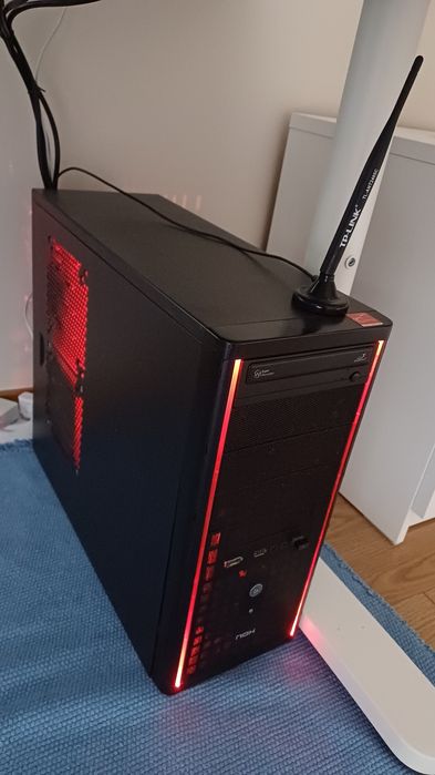 PC desktop com componentes de topo Gamming