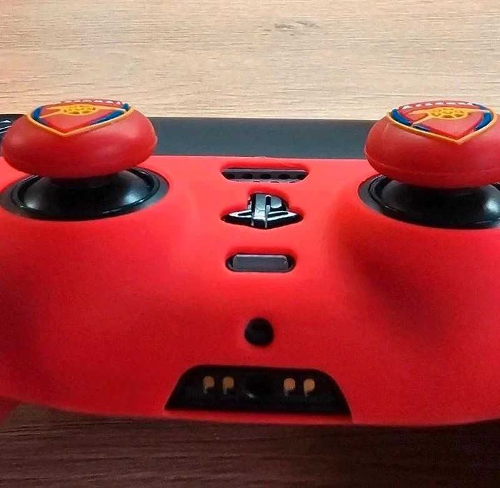 Silikonowe etui antypoślizgowe pad kontroler Playstation Arsenal FC