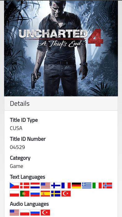 Uncharted 4 Kres Złodzieja PL Dubbing po polsku na PS4 i PS5 BDB stan