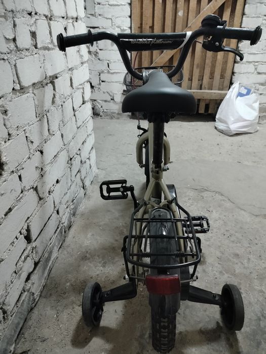 Rowerek 12cali złoty