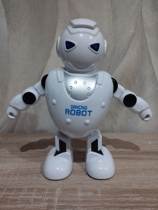 Tańczący robot świeci