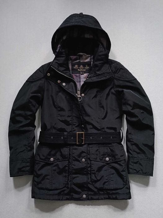 Barbour International Outlaw Womens Waterproof Nylon Jacket Black