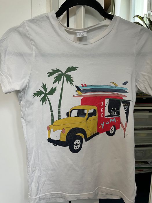 T shirt z dostawczakiem. Rozmiar 134 -140