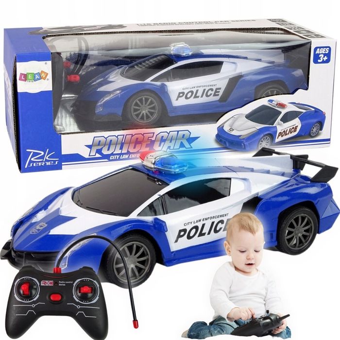 Auto Samochód Wyścigowe Policja R/c Policyjne Pilot Na Sterowanie Rc
