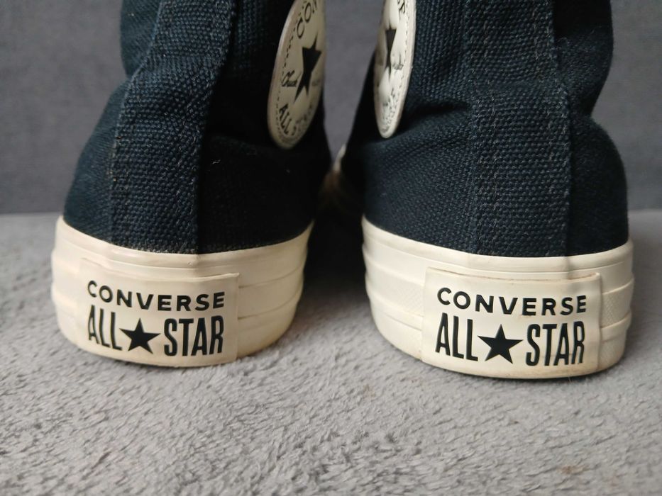 Converse Chuck Taylor All Star czarne z haftowanymi wiśniami wiśnie r. 37,5