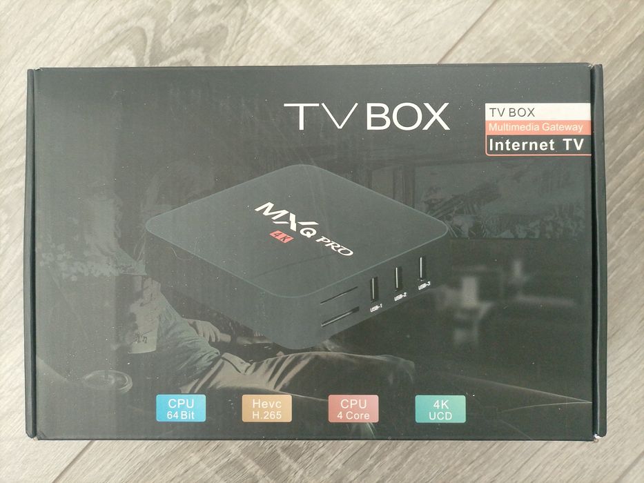 Tv box 4k mxq pro