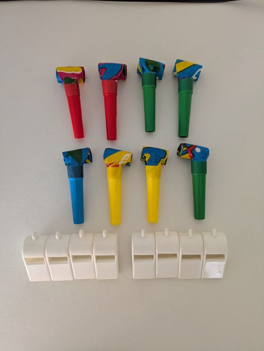 Apitos Novos, Nunca Usados Festas