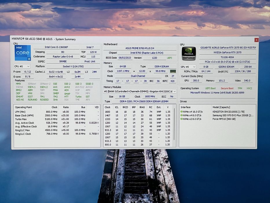 Game PC + WiFi 6 module + WebCam