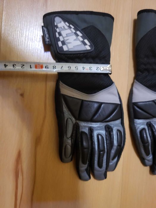 Damskie skórzane rękawiczki na motor roz S