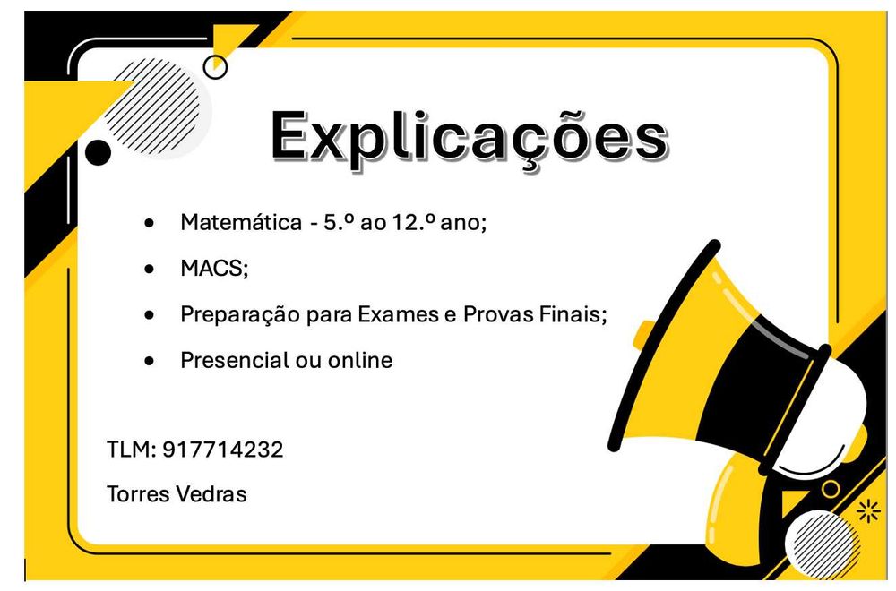 Explicações de Matemática