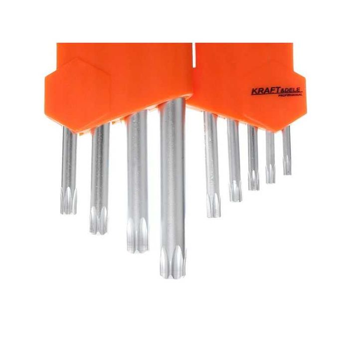 Zestaw 9 imbusów gwiazdkowych imbusy torx KD10295