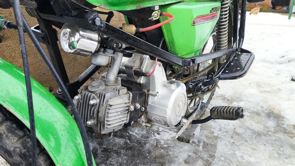 Мопед Альфа 110 з коляскою