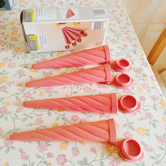 Conjunto de 4 Formas Cone para gelado