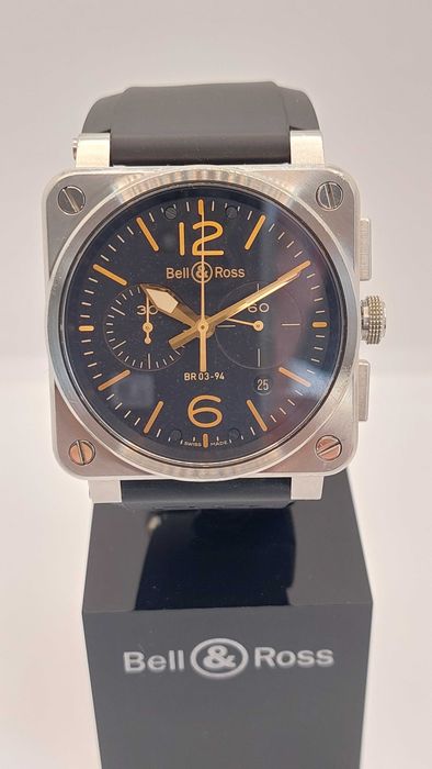 Bell&Ross - relógio BR03-94 Golden Heritage Chronograph