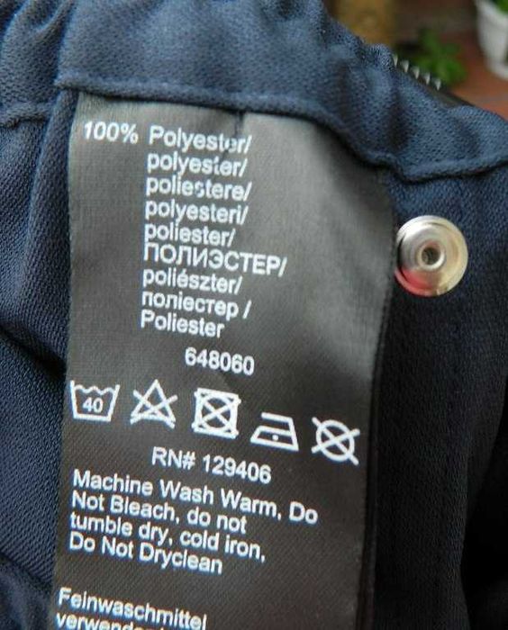 Lekkie granatowe spodnie z gumką i ściągaczami 40/42