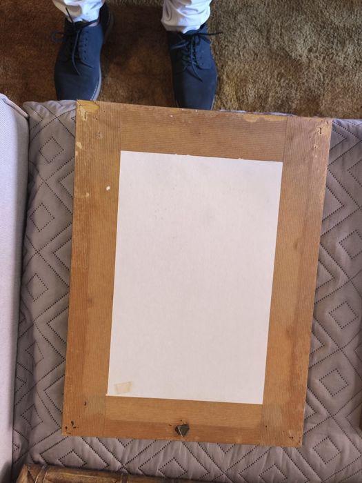 Quadros exóticos com moldura estilo bambu dourado