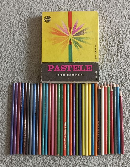 kredki artystyczne pastele zestaw barw numer 757