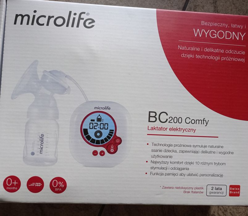 Laktator elektryczny Microlife BC 200 Comfy